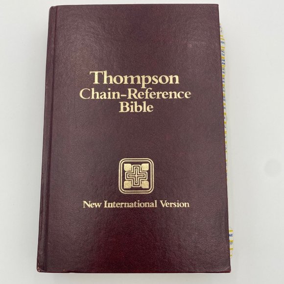 Other - Thompson Chain Reference Bible NIV Frank Charles Thompson 1983 Red Hardcover Tab